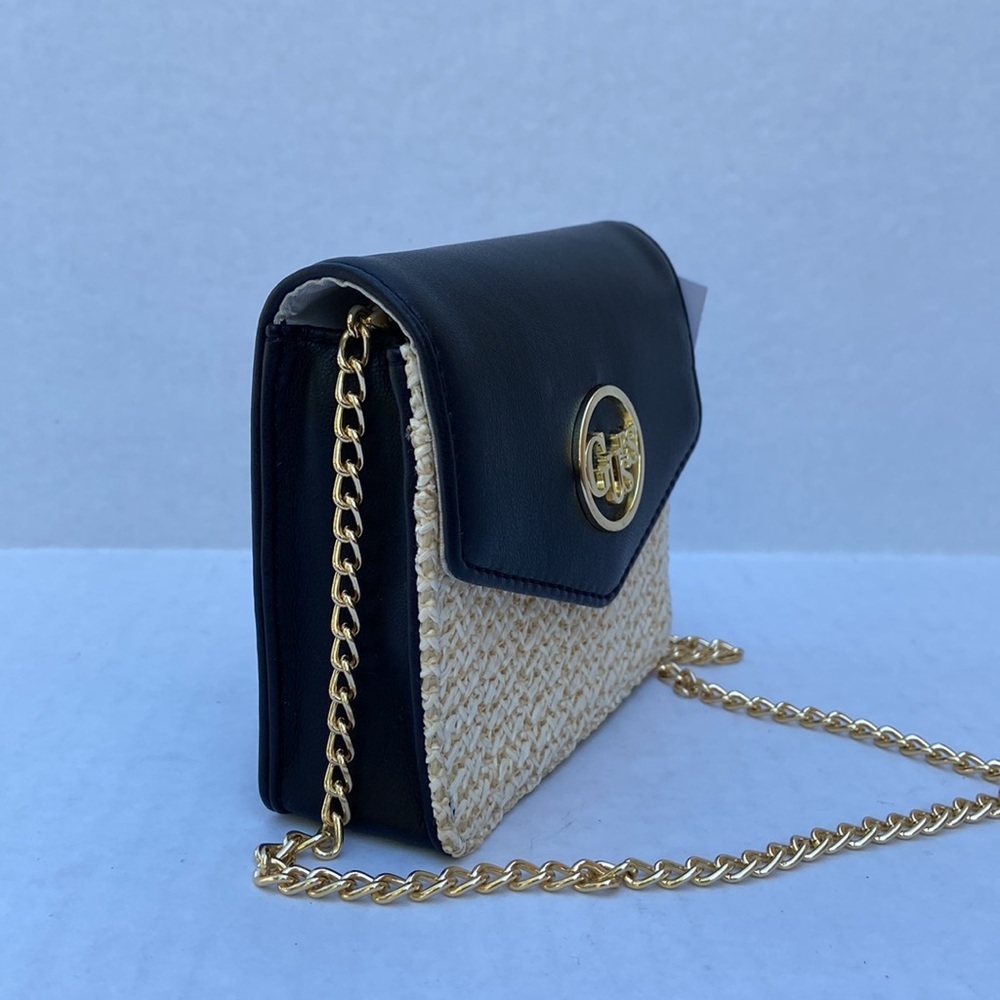 New GUESS Mini Crossbody Straw - Picture 2 of 10